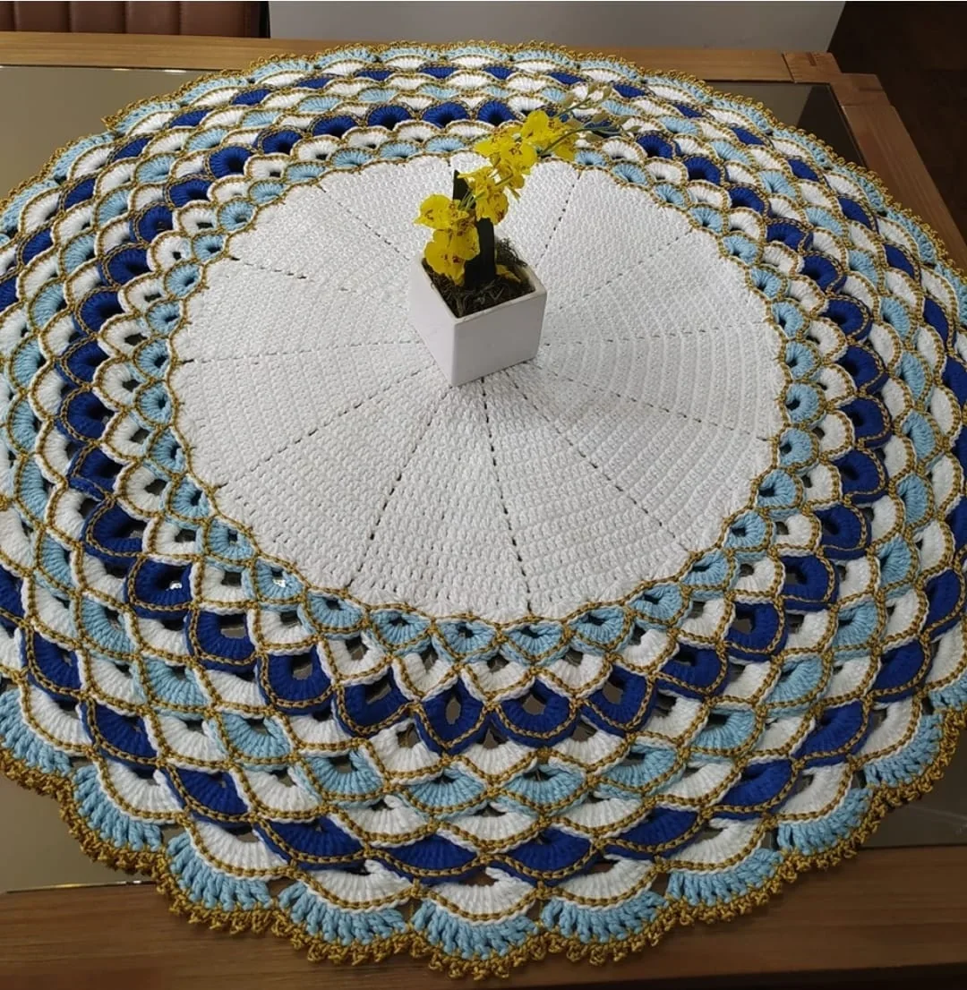Peça artesanal de crochê 1