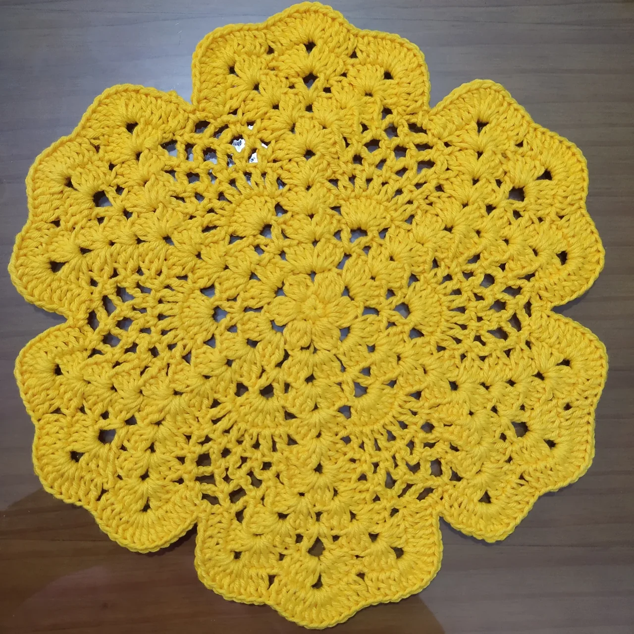 Peça artesanal de crochê 4